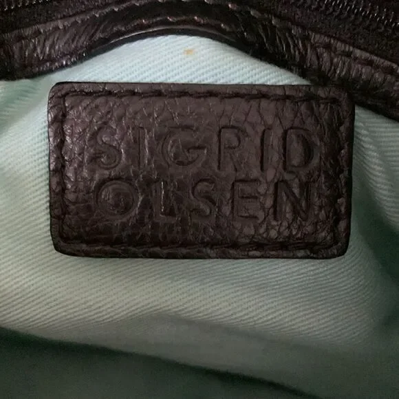 Sigrid Olsen soft leather Bag with straps for a short shoulder bag or as handbag - Picture 5 of 13